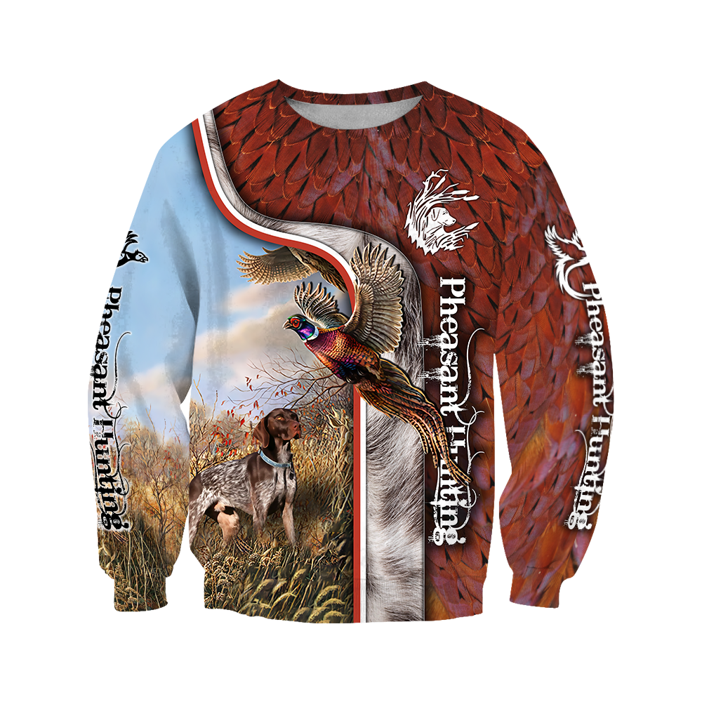Pheasant Hunting 3D All Over Printed Shirts For Men And Women JJ100101-Apparel-MP-Sweatshirts-S-Vibe Cosy™