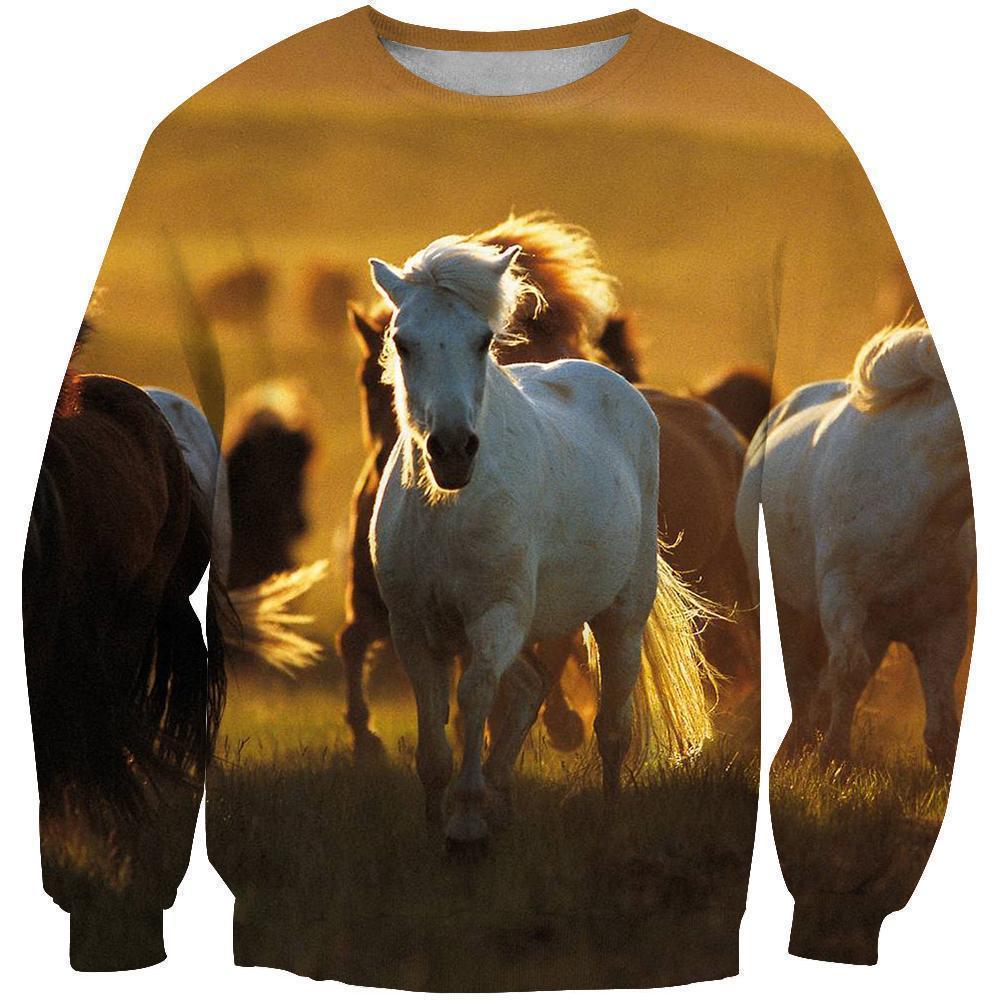 3D All Over Print More Horse Shirts-Apparel-Phaethon-Sweatshirt-S-Vibe Cosy™