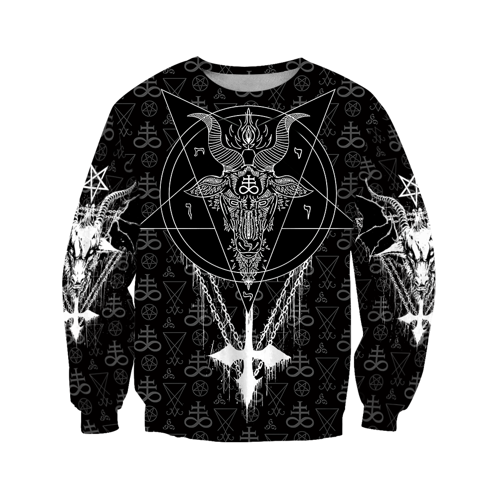Satanic 3D All Over Printed Hoodie MP856-Apparel-MP-sweatshirt-S-Vibe Cosy™