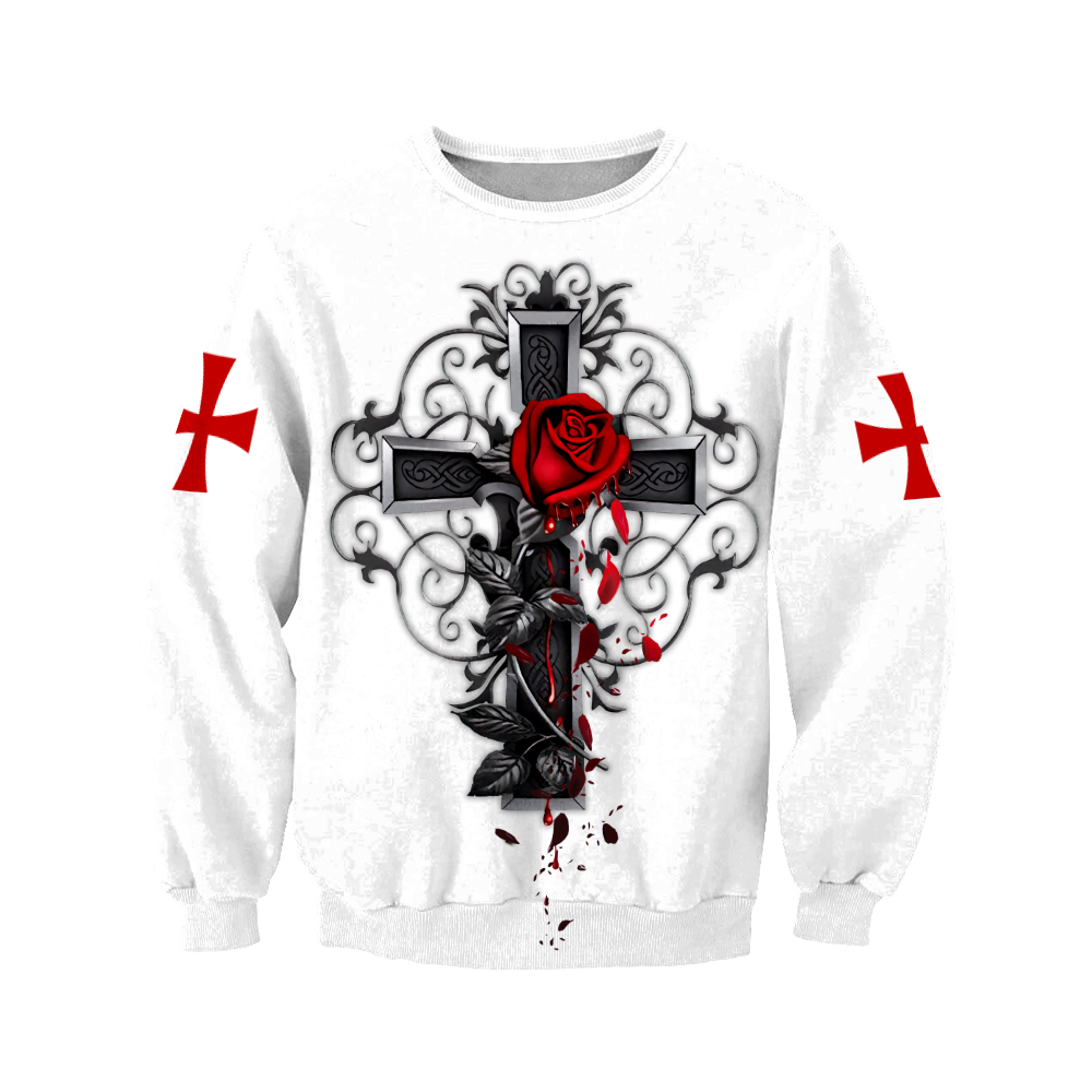 Knight God Jesus 3D All Over Printed Shirt Hoodie For Men And Women JJ250301-Apparel-MP-Sweatshirt-S-Vibe Cosy™