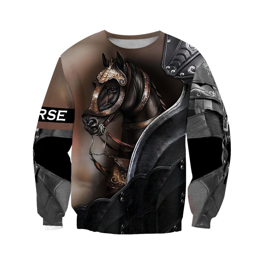 Love Horse 3D All Over Printed Shirts TA041110-Apparel-TA-Sweatshirts-S-Vibe Cosy™