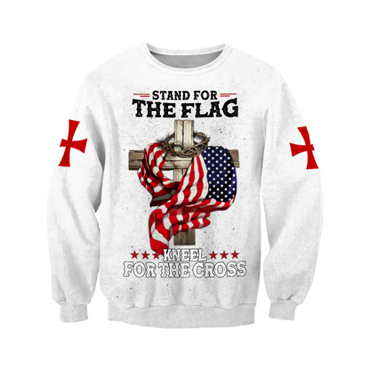 Easter God Jesus One Nation Under God 3D All Over Printed Shirt Hoodie JJ240405-Apparel-MP-Sweatshirt-S-Vibe Cosy™