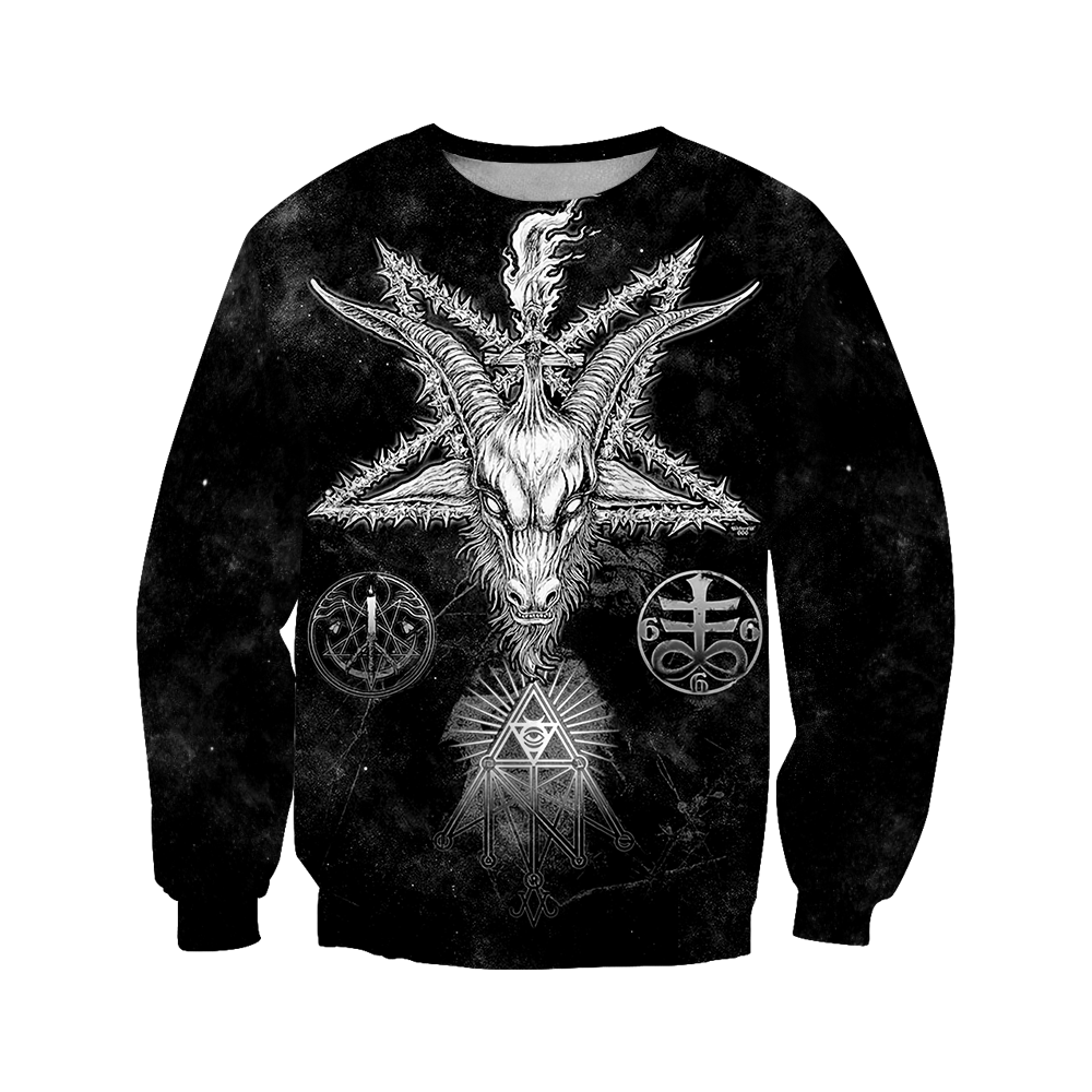 Satanic Devil 3D All Over Printed Hoodie Shirts For Men And Women MP750-Apparel-MP-Sweatshirt-S-Vibe Cosy™