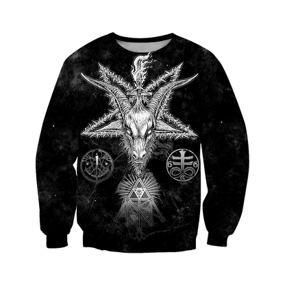 Satanic Devil 3D All Over Printed Hoodie Shirts For Men And Women MP750-Apparel-MP-Sweatshirt-S-Vibe Cosy™