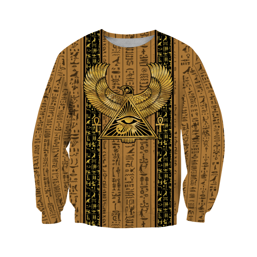3D Printed Eye Of Horus Clothes TA004-Apparel-TA-Hoodie-S-Vibe Cosy™