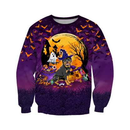 Happy halloween rottweiler hoodie shirt for men and women JJW11092002