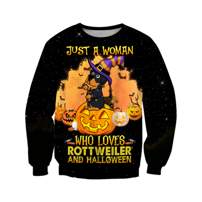 Happy halloween rottweiler hoodie shirt for men and women JJW11092003