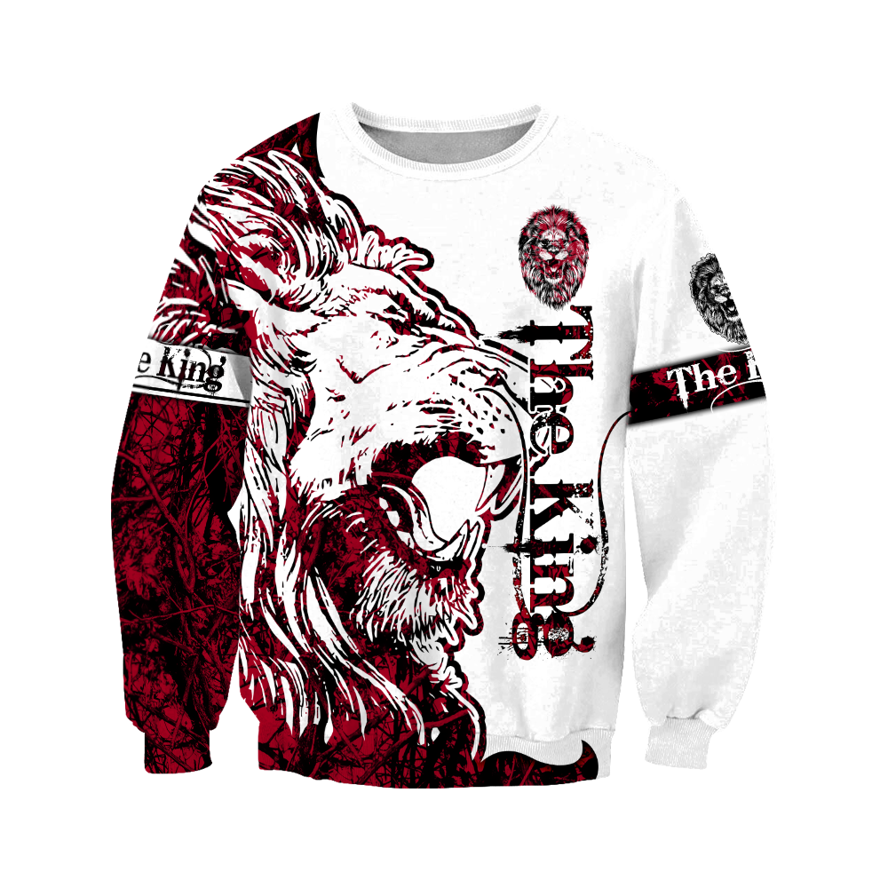 Alpha King Lion Tattoo 3D All Over Printed Combo Sweater + Sweatpant