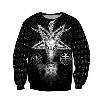 Satanic Tribal 3D All Over Printed Hoodie Shirts For Men And Women JJ25052001-Apparel-MP-Sweatshirt-S-Vibe Cosy™