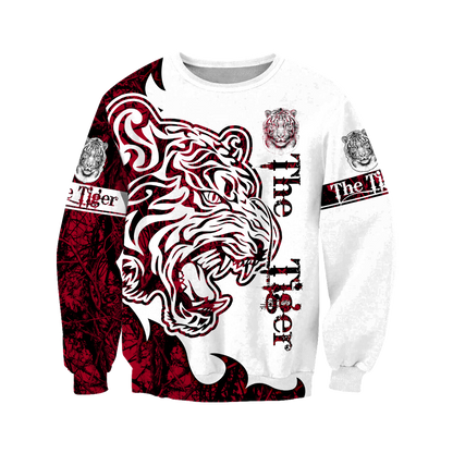 The Tiger Red Tattoo 3D All Over Printed Shirts For Men and Women JJW17082002