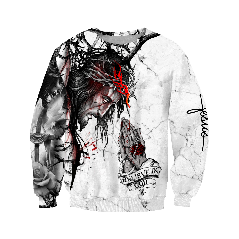Jesus 3D All Over Printed Shirts For Men and Women JJW31102004