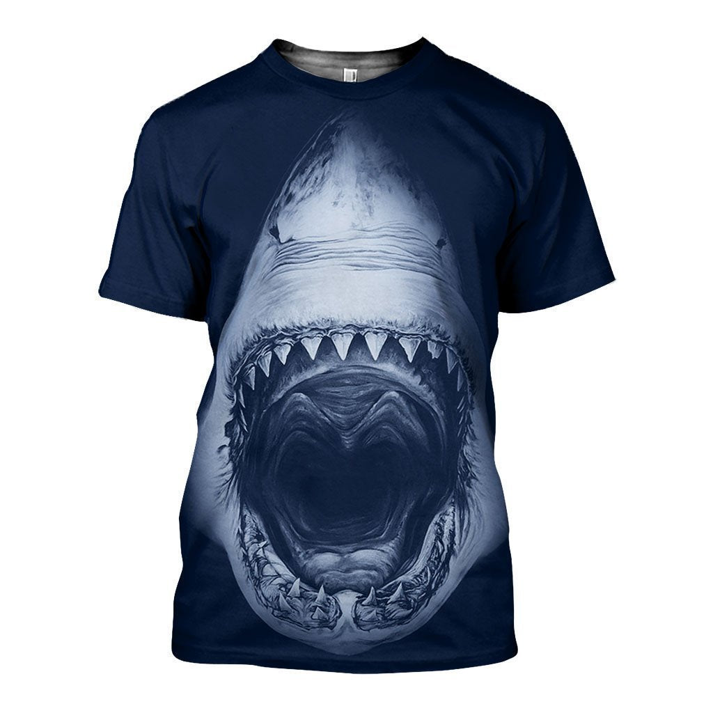 3D All Over Printed Shark Art Shirts-Apparel-HP Arts-T-Shirt-S-Vibe Cosy™