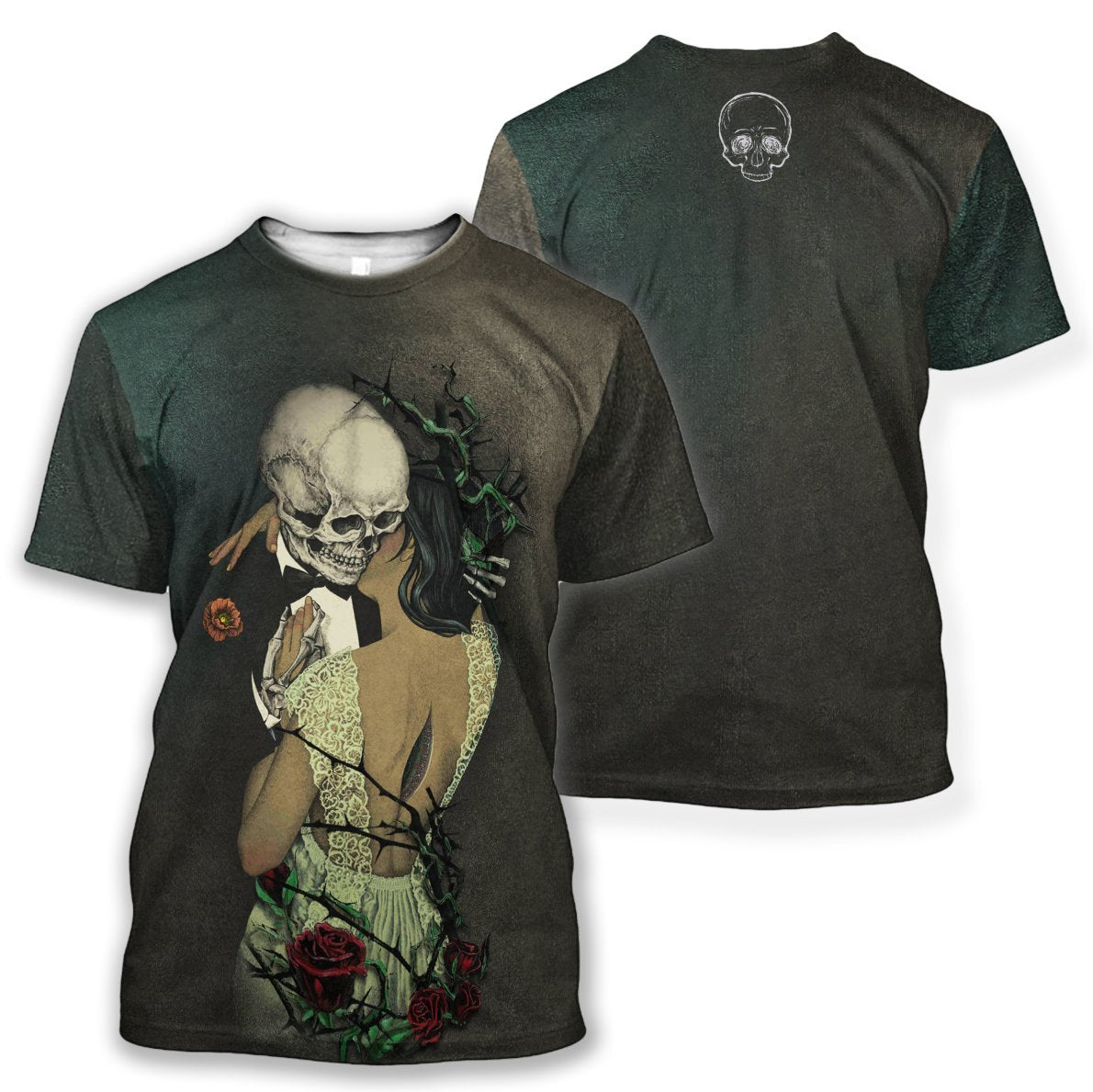 Skull Love - Real Love From The Dark NNK S1-Apparel-PL8386-T-Shirt-S-Vibe Cosy™