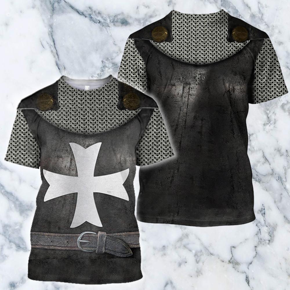 3D All Over Printed Hospitaller Knights Shirts And Shorts-Hospitaller Knights-HP Arts-T-shirt-XS-Vibe Cosy™