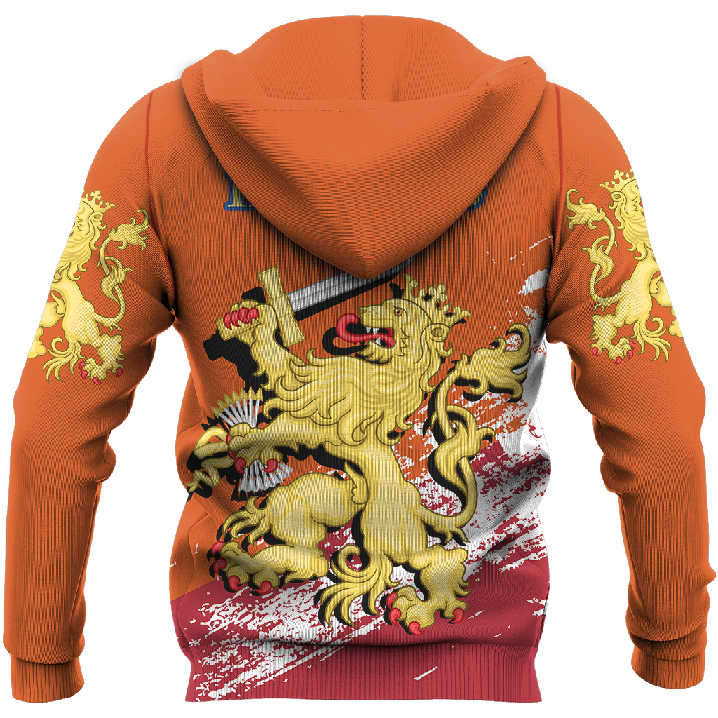 The Netherlands Lion Special Hoodie-Apparel-Phaethon-Hoodie-S-Vibe Cosy™