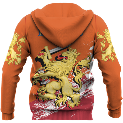 The Netherlands Lion Special Hoodie-Apparel-Phaethon-Hoodie-S-Vibe Cosy™