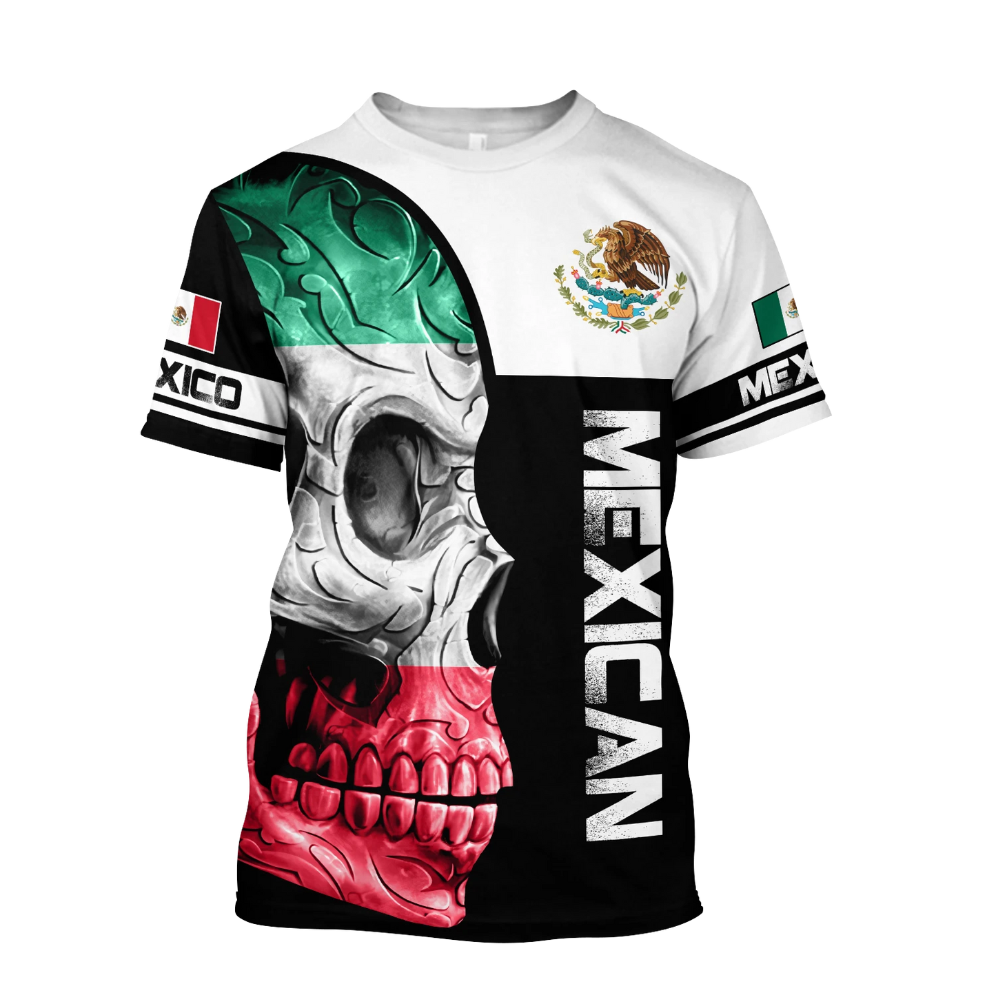 Mexico Combo T-shirt and Short 3D All Over Printed no3