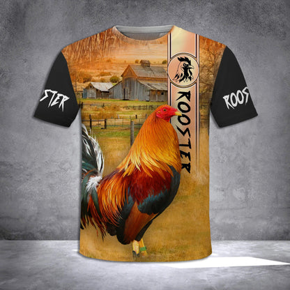 ROOSTER RANCH GRASS 3D All Over Printed Shirts for Men and Women TT231201 - Amaze Style™-Apparel