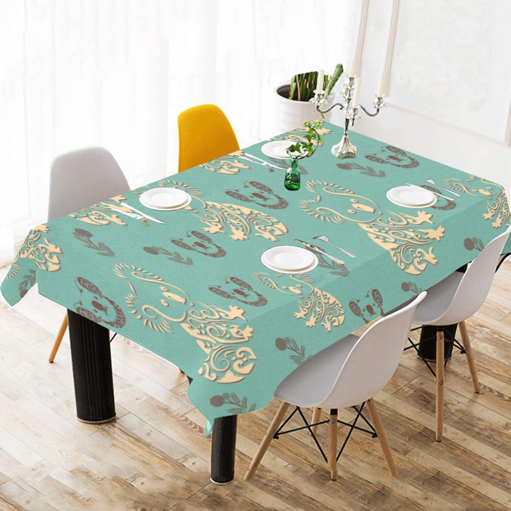 Australia Koala Cotton Linen Tablecloth NN8-TABLECLOTHES-HP Arts-One Size-Australia Koala NN9 Cotton Linen Tablecloth 60"x120"-Vibe Cosy™