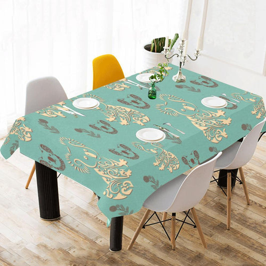 Australia Koala Cotton Linen Tablecloth NN8-TABLECLOTHES-HP Arts-One Size-Australia Koala NN9 Cotton Linen Tablecloth 60"x120"-Vibe Cosy™