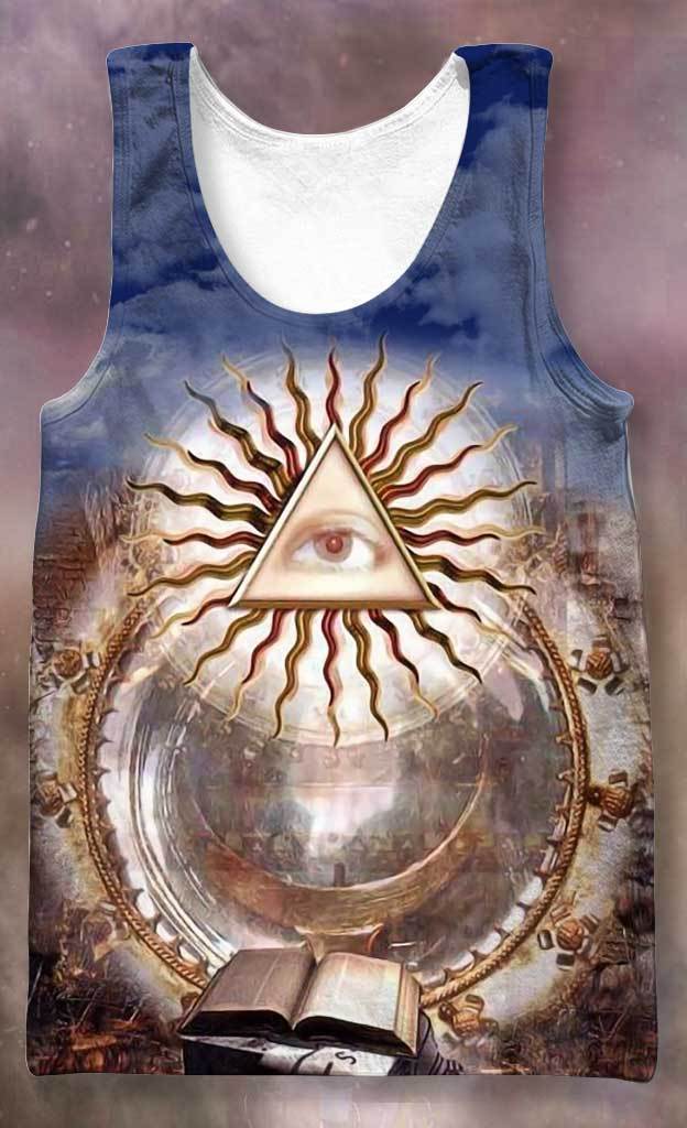 3D All Over Print Regular Masons Hoodie-Apparel-HD09-Tank Top-S-Vibe Cosy™