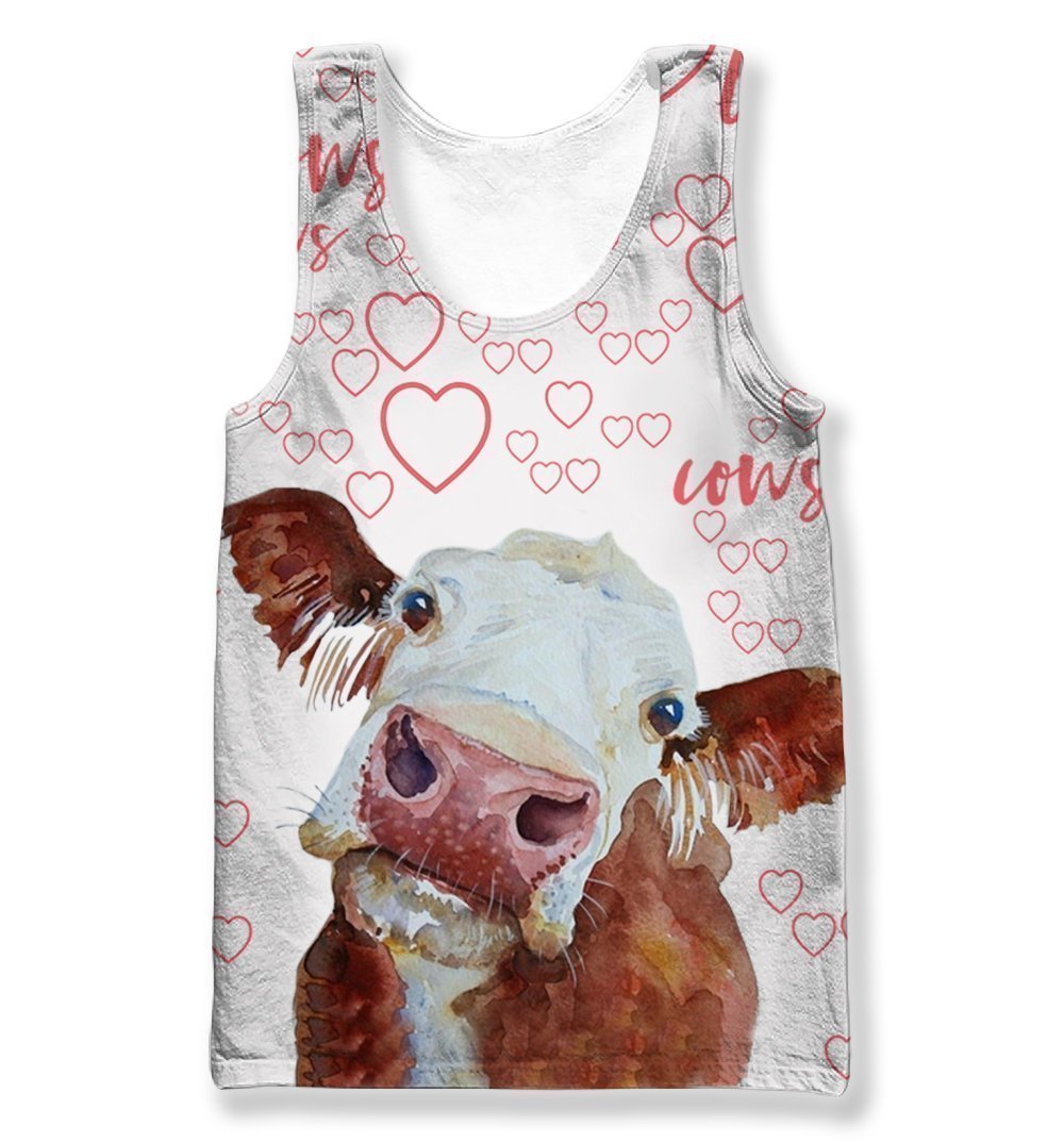 Farmer Guest Best Cow Hoodie-Apparel-HD09-Tank Top-S-Vibe Cosy™