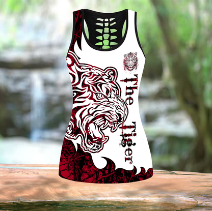 The Tiger Red Tattoo 3D All Over Printed Shirts For Men and Women JJW17082002