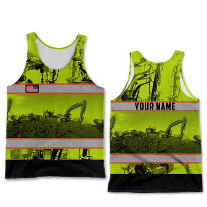 Personalized Trucker Safety 3D All Over Printed Shirts For Men And Women TN
