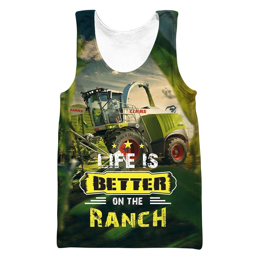 Life is better on the ranch Hoodie-Apparel-HD09-Tank Top-S-Vibe Cosy™