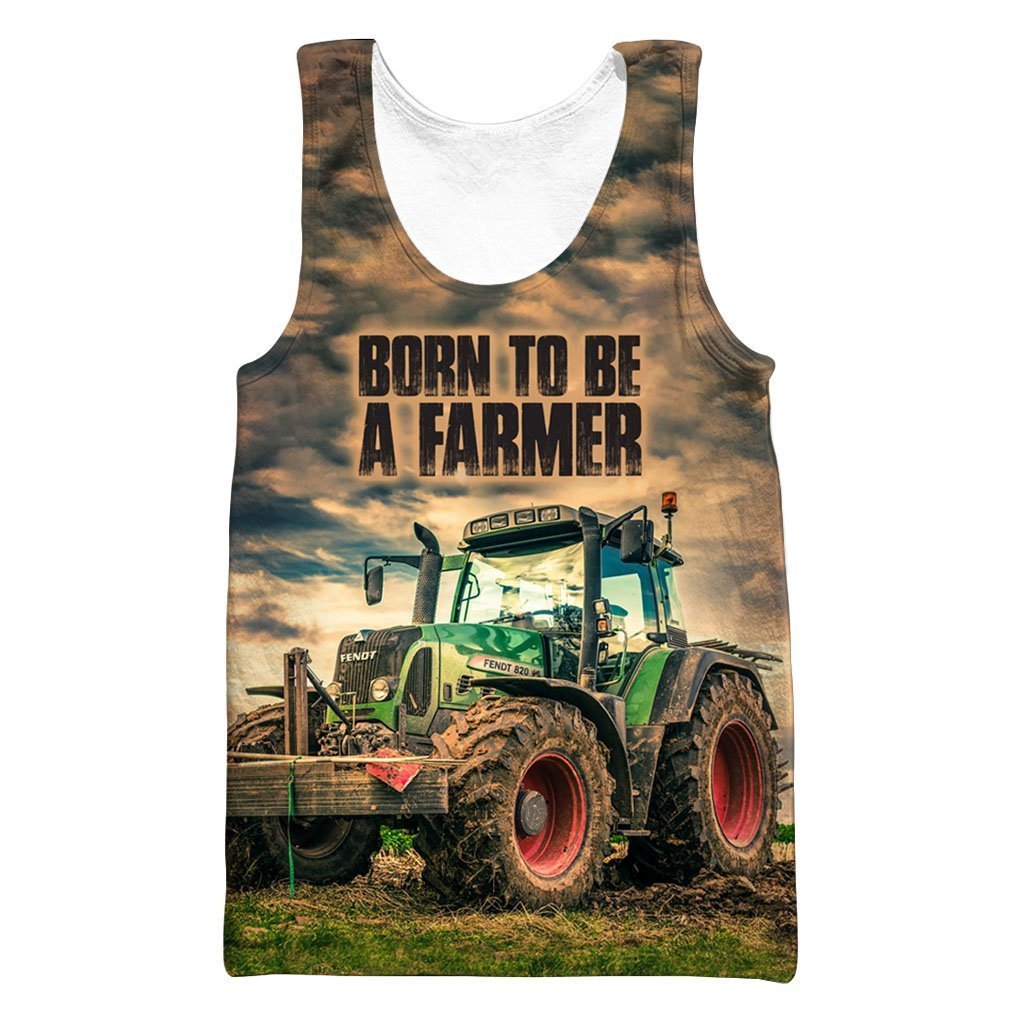 Born To Be a Farmer Hoodie-Apparel-HD09-Tank Top-S-Vibe Cosy™