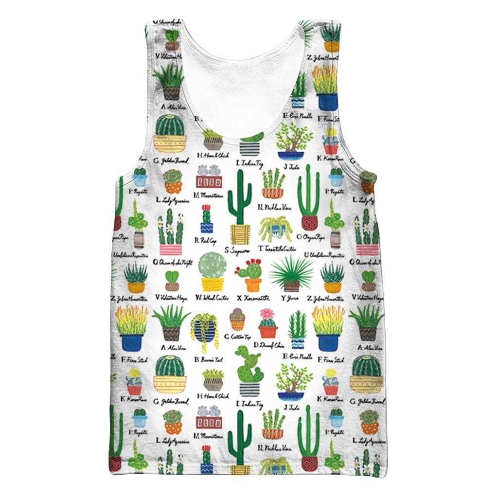 Beautiful Cactus Hoodie-Apparel-NTH-Tank Top-S-Vibe Cosy™