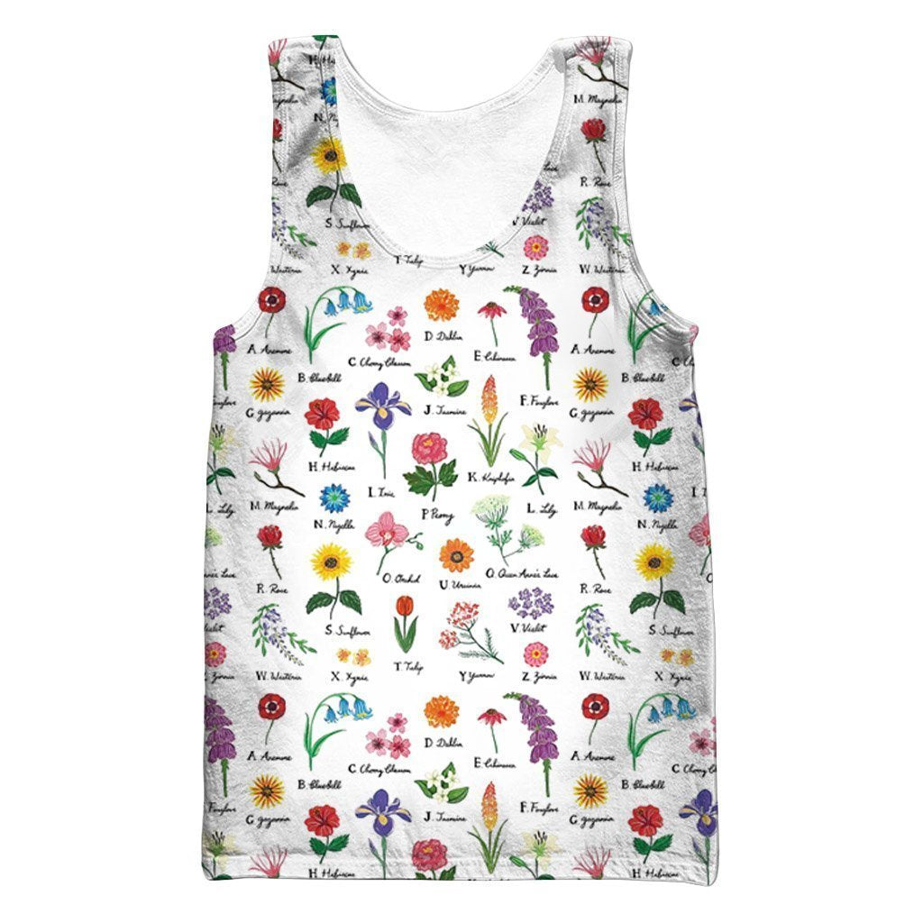 Beautiful Flower Hoodie-Apparel-NTH-Tank Top-S-Vibe Cosy™