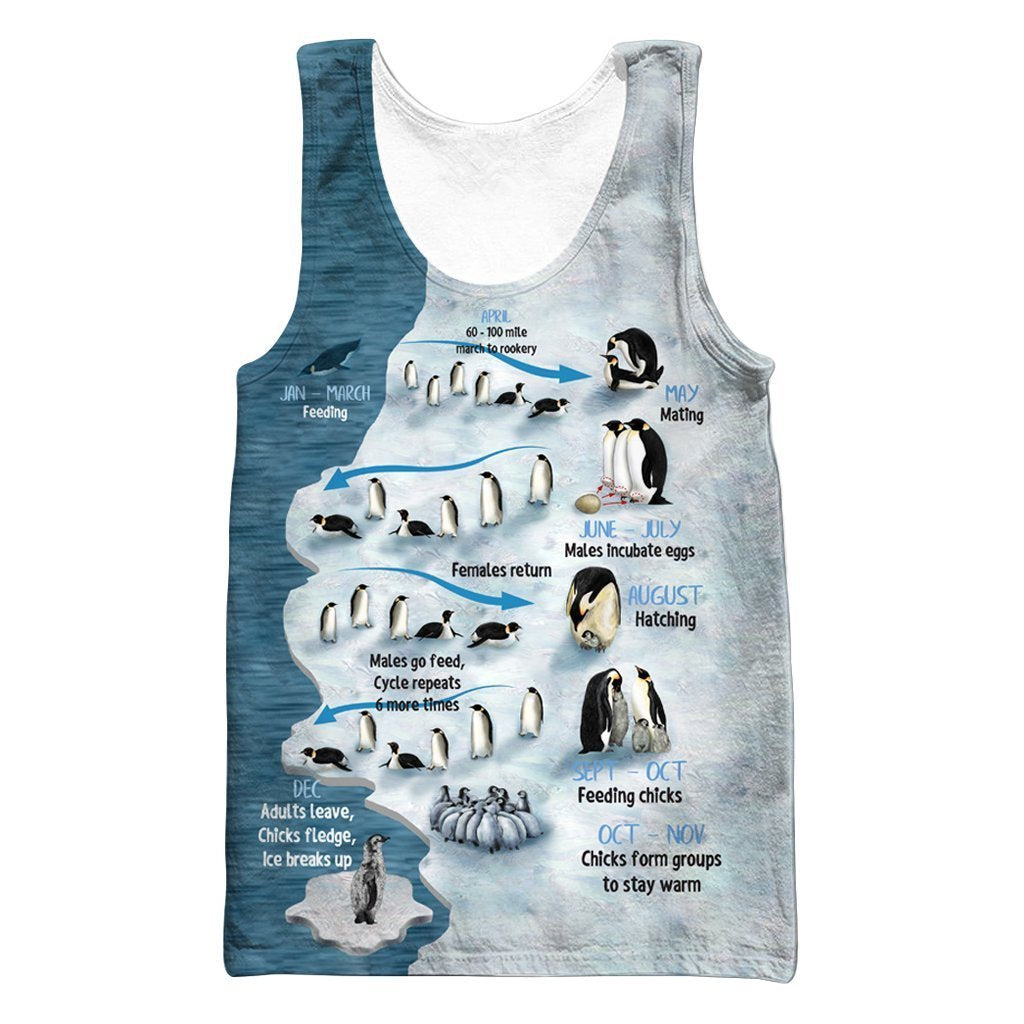 Ice sheets and penguins Hoodie-Apparel-HD09-Tank Top-S-Vibe Cosy™