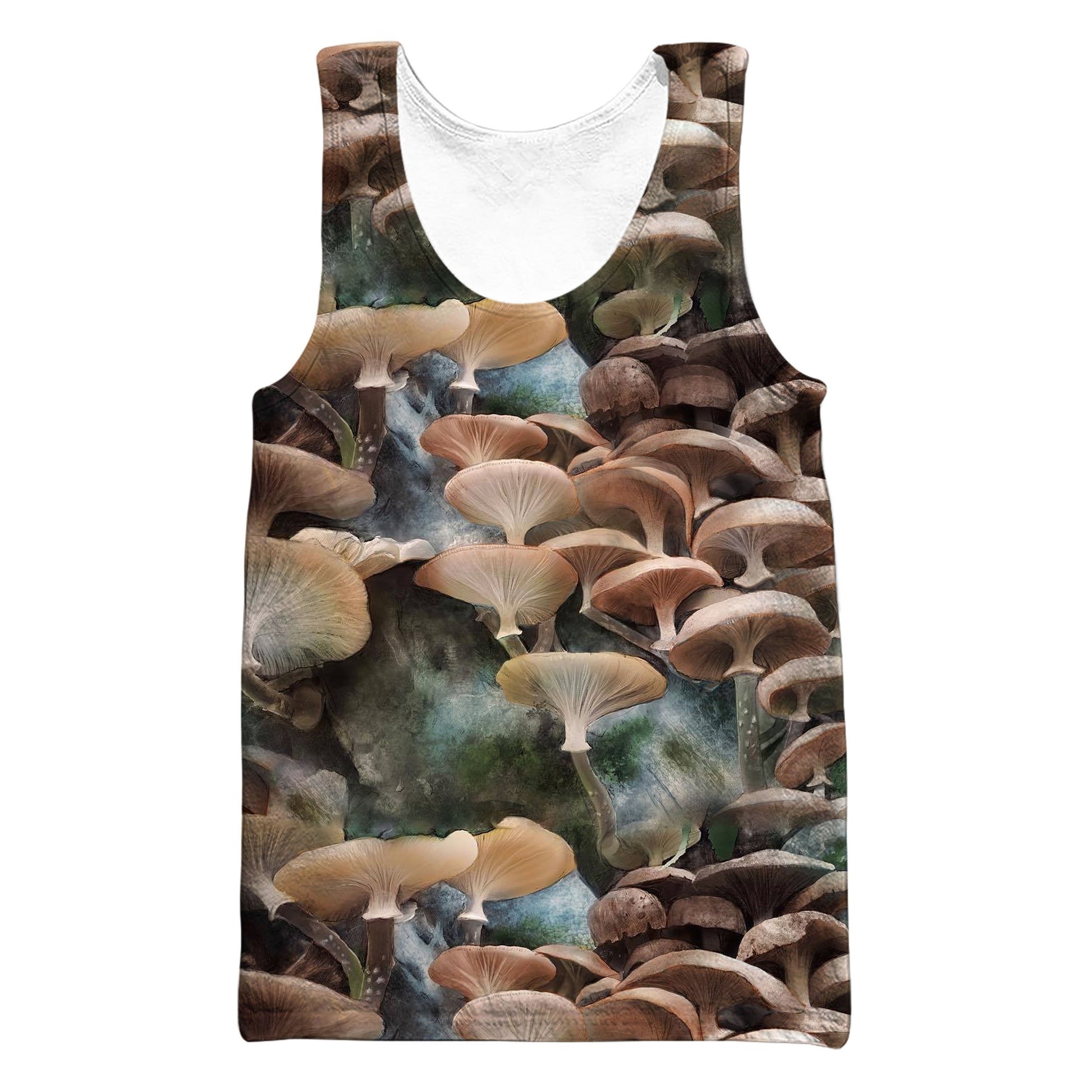Chanterelle Mushrooms Hoodie-Apparel-NTH-Tank Top-S-Vibe Cosy™