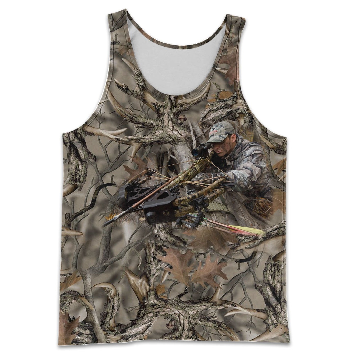 3D All Over Printed Hunting Shirts and Shorts-Apparel-HP Arts-Tank Top-S-Vibe Cosy™