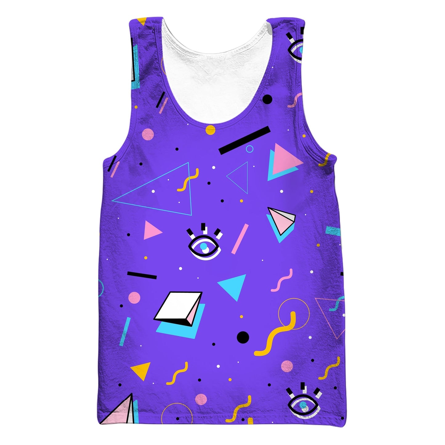 80s Purple Hoodie-Apparel-GP Art-Tank Top-S-Vibe Cosy™