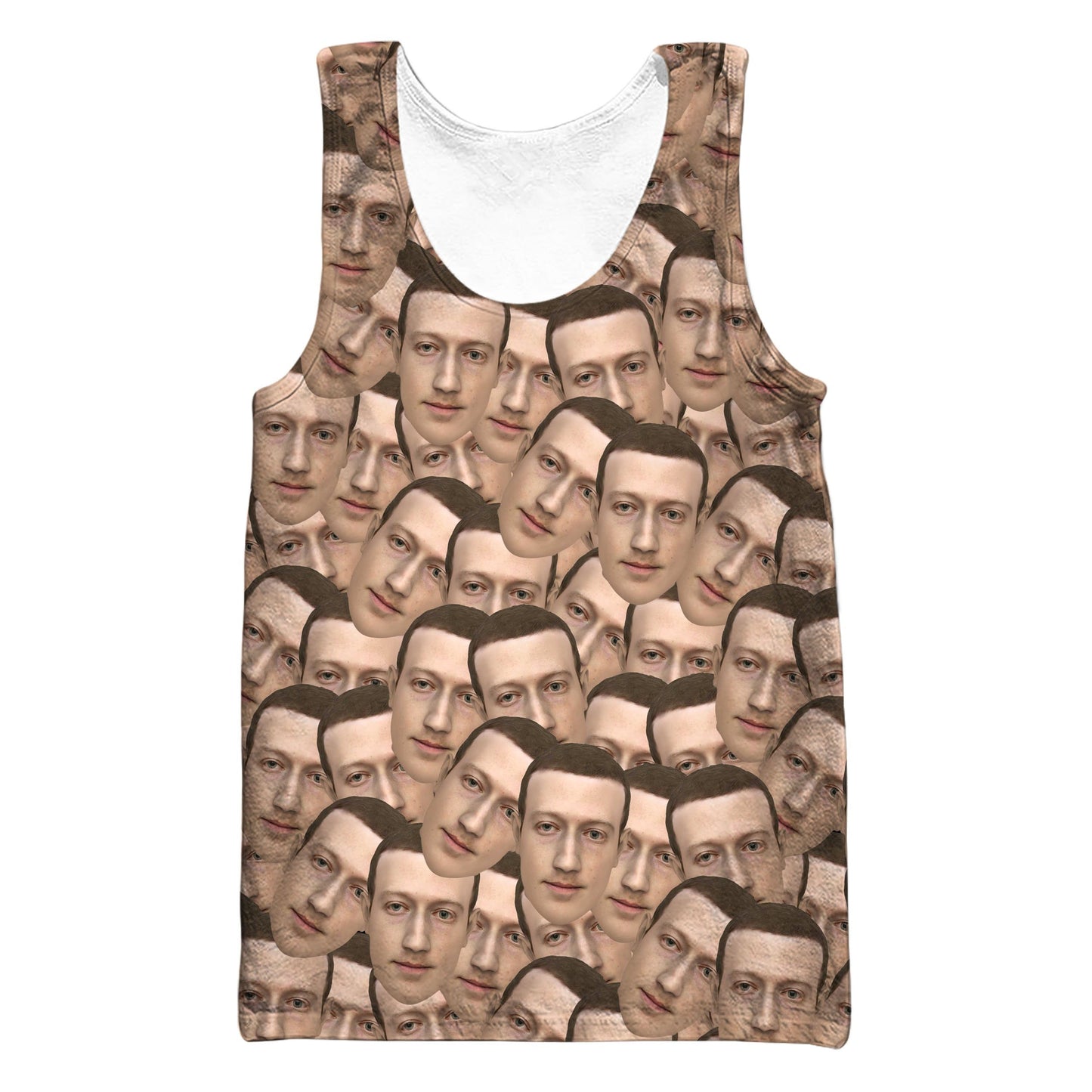 Zuckerberg texture Hoodie-Apparel-GP Art-Tank Top-S-Vibe Cosy™