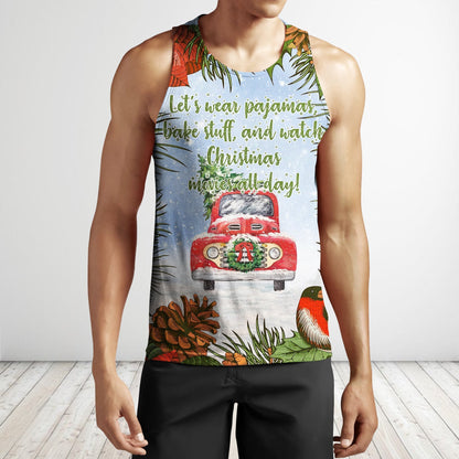 Beautiful 3D body ugly sweater HAC23 HG15101-Apparel-HG-Men's Tank Top-S-Vibe Cosy™