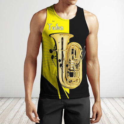 Tuba music 3d hoodie shirt for men and women HG HAC19121-Apparel-HG-Men's tank top-S-Vibe Cosy™