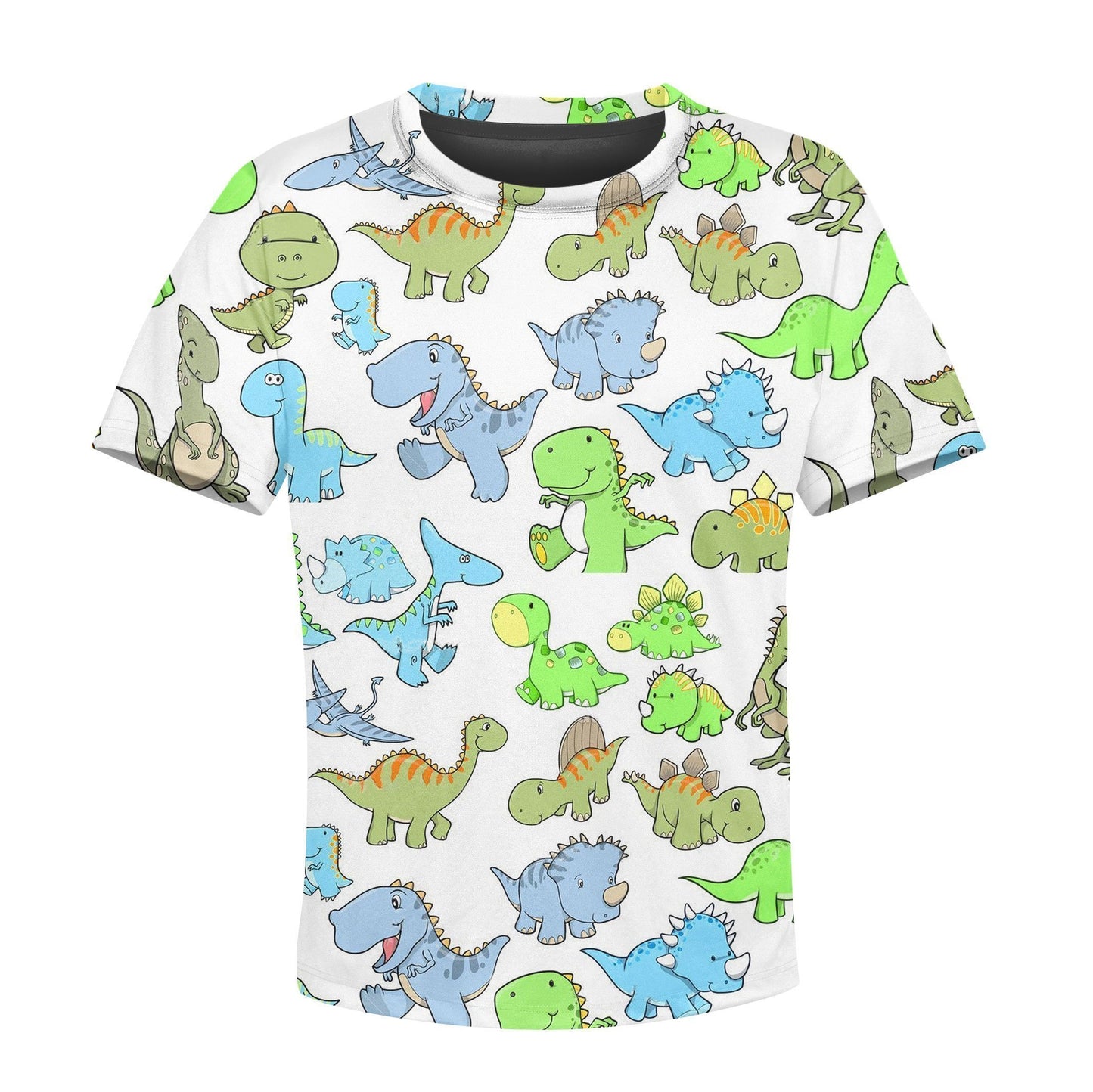 Kid 3D All Over Printed Beautiful Dinosaur-Apparel-HP Arts-T-Shirt-TODDLER 2T-Vibe Cosy™
