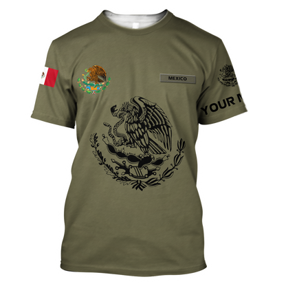 Mexican Customize 3D All Over Printed Shirts For Men And Women PD04012103