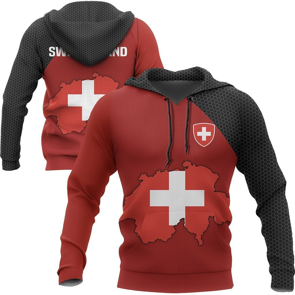Switzerland Map Special Hoodie NNK14-Apparel-NNK-Hoodie-S-Vibe Cosy™
