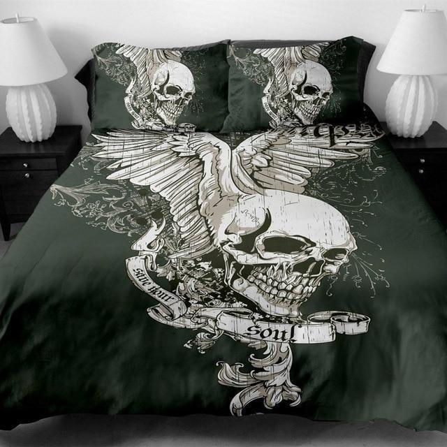 Fanaijia skull Bedding Set-6teenth-Plum-US Full-Vibe Cosy™