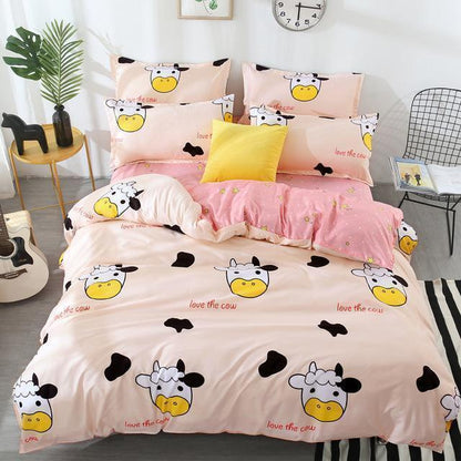 Cow Bedding Sets-6teenth-Twin 2PCS-Vibe Cosy™