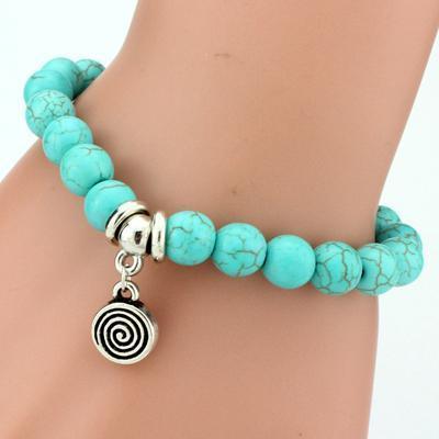 Turquoise Sunrise Bracelets-Ocean Gadget-Round-Vibe Cosy™