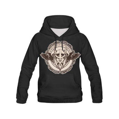Viking Hoodie - Children Of Odin-ALL OVER PRINT HOODIES-HP Arts-Hoodie-S-Black-Vibe Cosy™