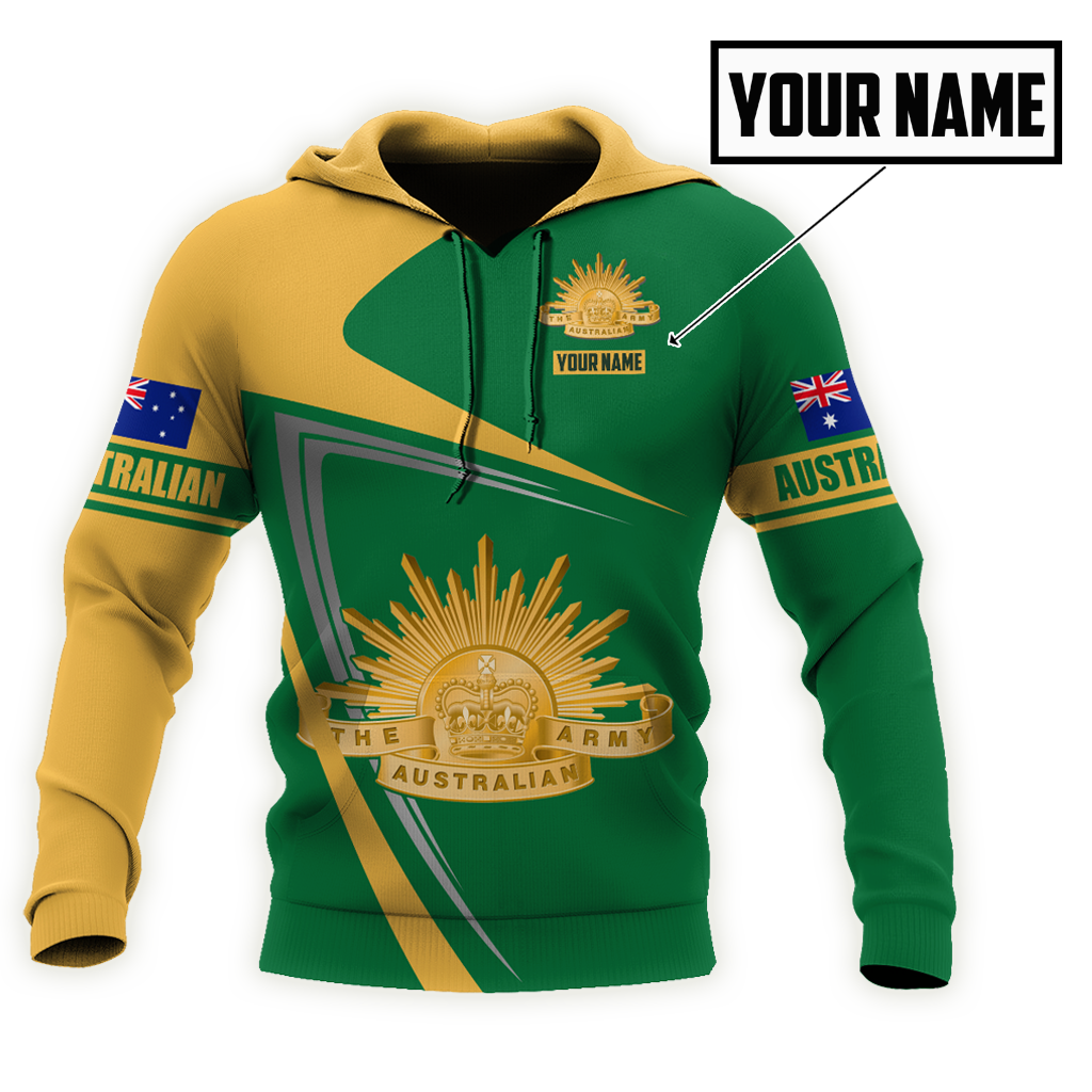 Personalized Australian Army National Colours of Australia 3D Printed Unisex Shirts TN