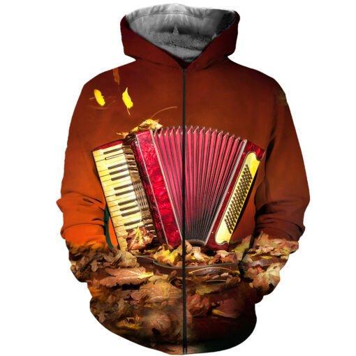 Accordion music 3d hoodie full HG1221-Apparel-HG-Zip hoodie-S-Vibe Cosy™