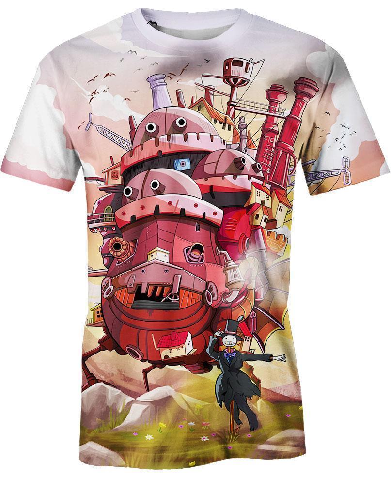 Moving Castle-ghibli-VIO STORE-T-Shirt-S-Vibe Cosy™