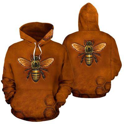 Love Bee 3D All Over Printed Shirts for Men and Women TT0015-Apparel-TT-Hoodie-S-Vibe Cosy™
